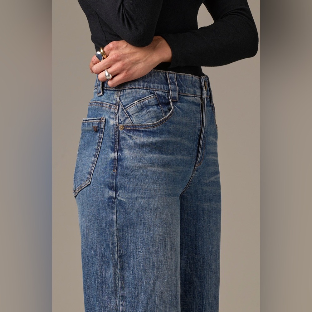 Wit & Wisdom SKYRISE FIXED CUFF WIDE LEG JEANS - Picture 4 of 5